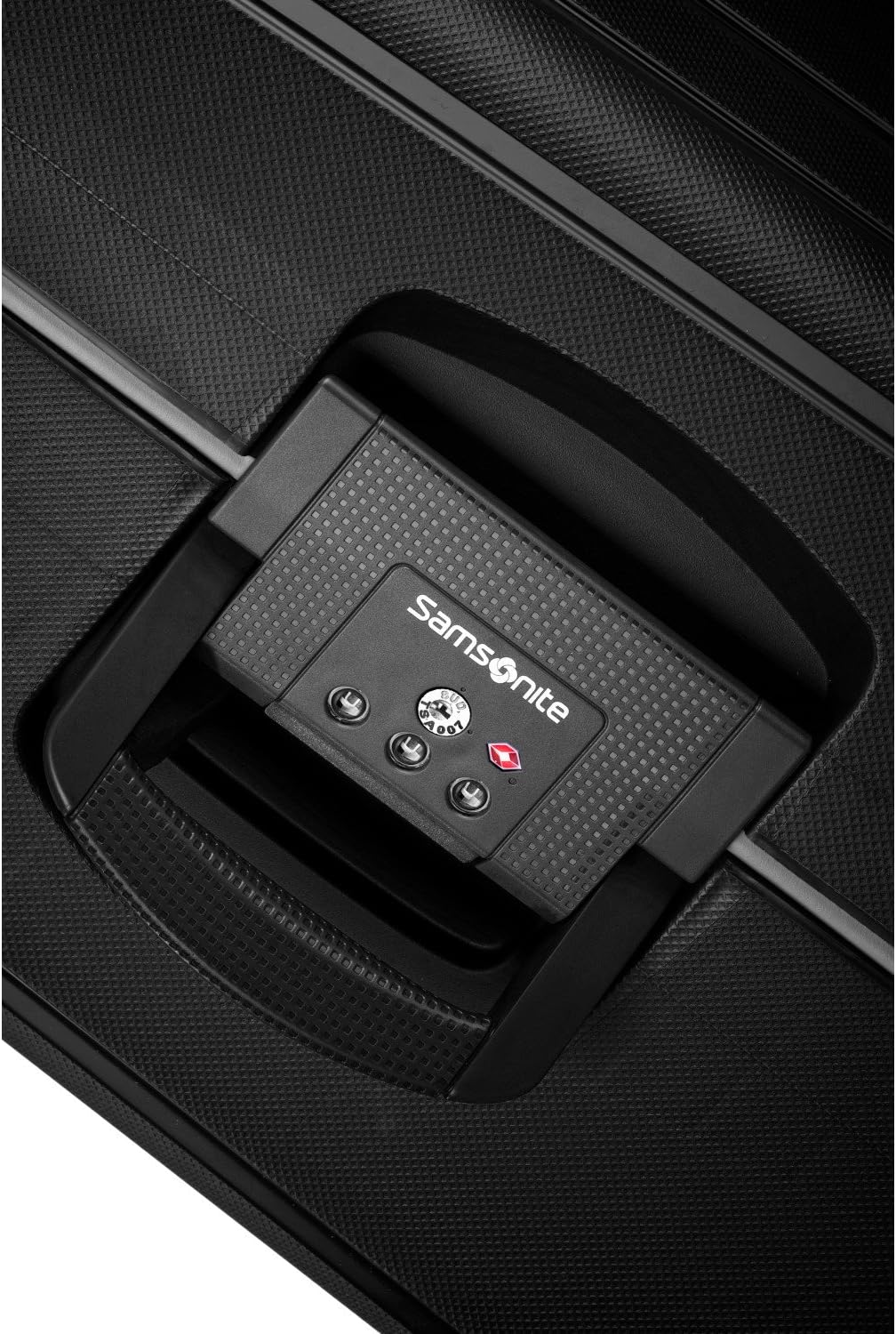 S'Cure Hardside Luggage with Spinner Wheels, Black, Checked-Large 28-Inch - Image 6